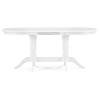 Деревянный стол Эритрин 140(180)х80х77 белый / белый