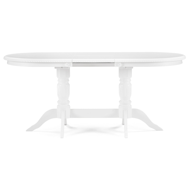 Деревянный стол Эритрин 140(180)х80х77 белый / белый