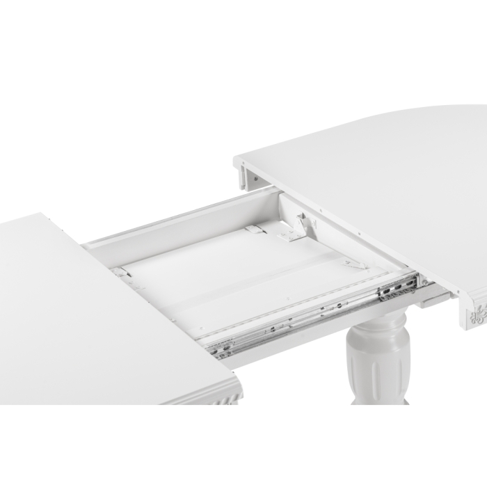 Деревянный стол Эритрин 140(180)х80х77 белый / белый