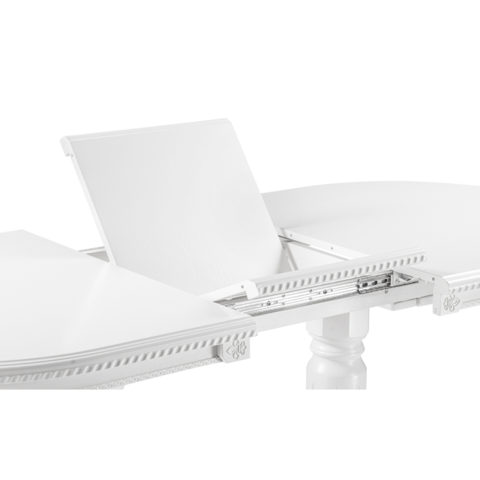 Деревянный стол Эритрин 140(180)х80х77 белый / белый