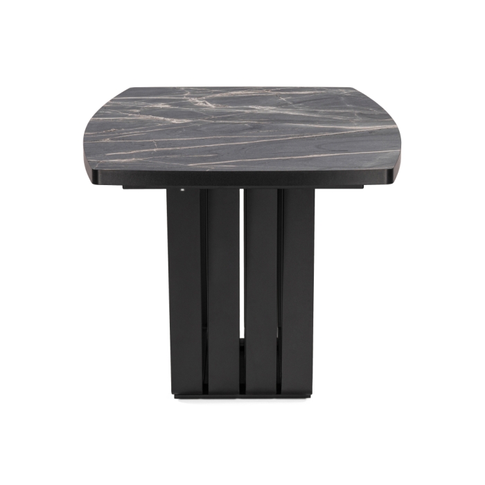 Стол на тумбе Эудес черный