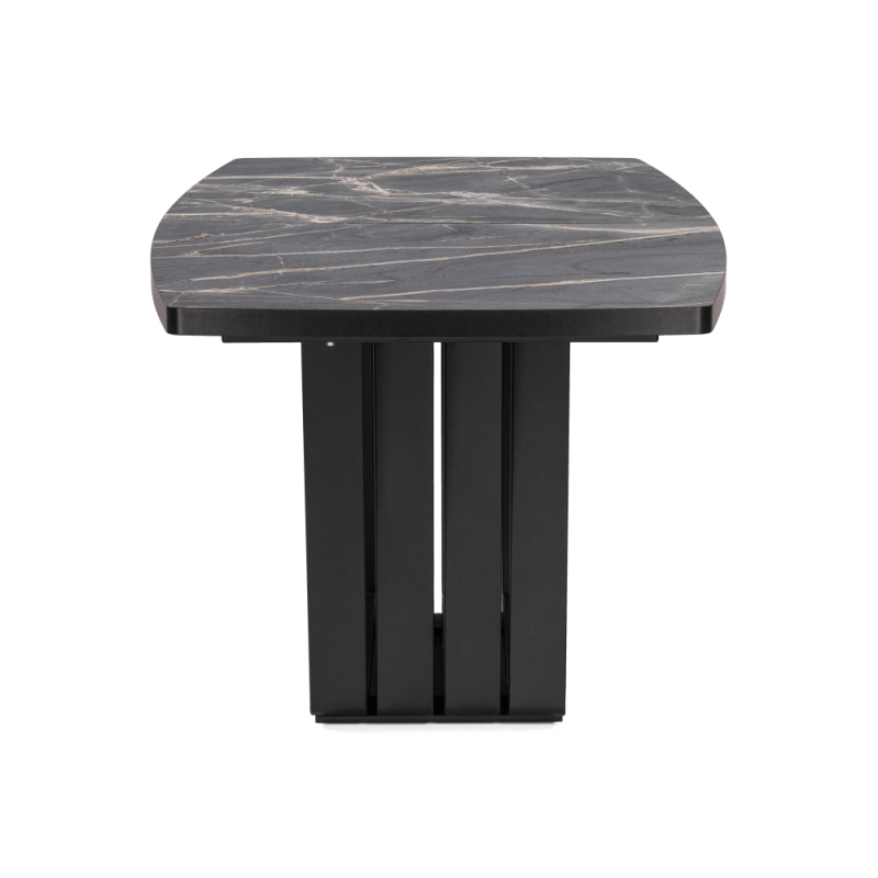 Стол на тумбе Эудес черный