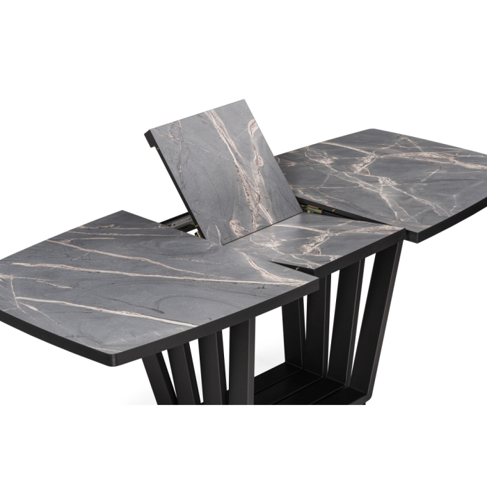 Стол на тумбе Эудес черный