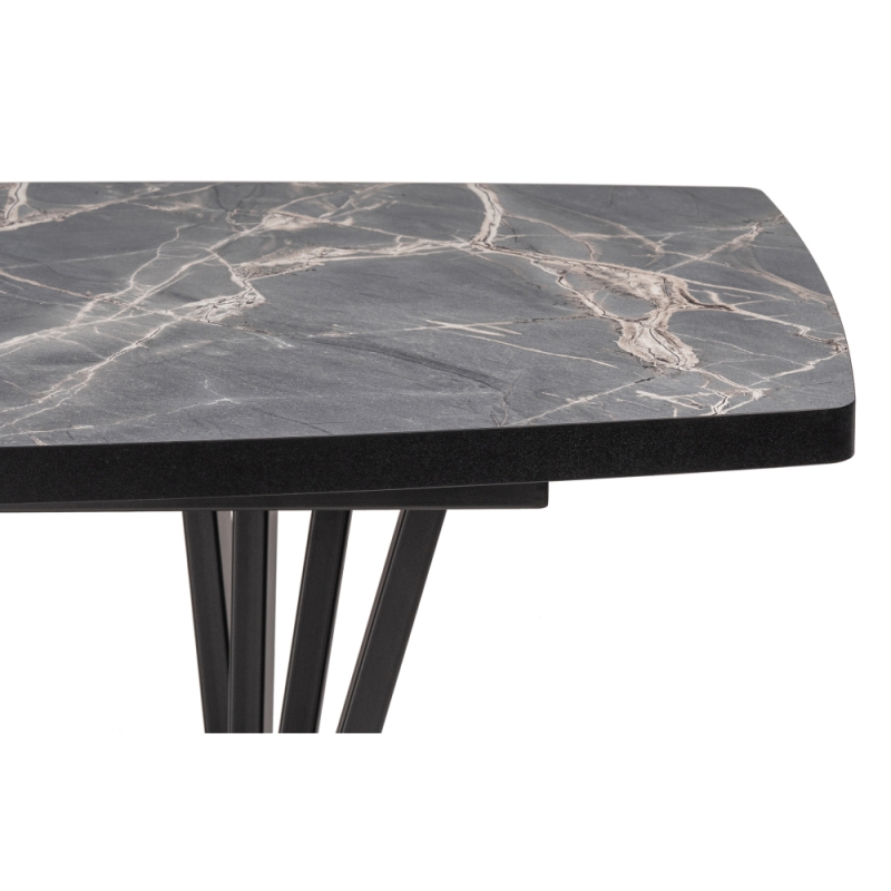 Стол на тумбе Эудес черный