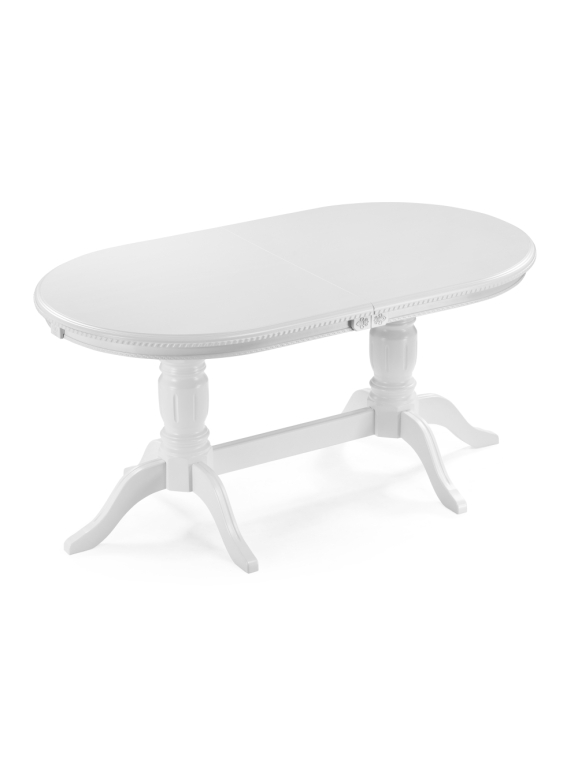 Деревянный стол Эвклаз 160(200)х90х77 белый / белый