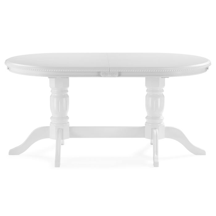 Деревянный стол Эвклаз 160(200)х90х77 белый / белый