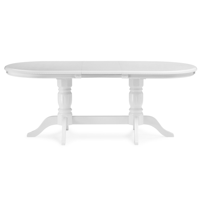 Деревянный стол Эвклаз 160(200)х90х77 белый / белый