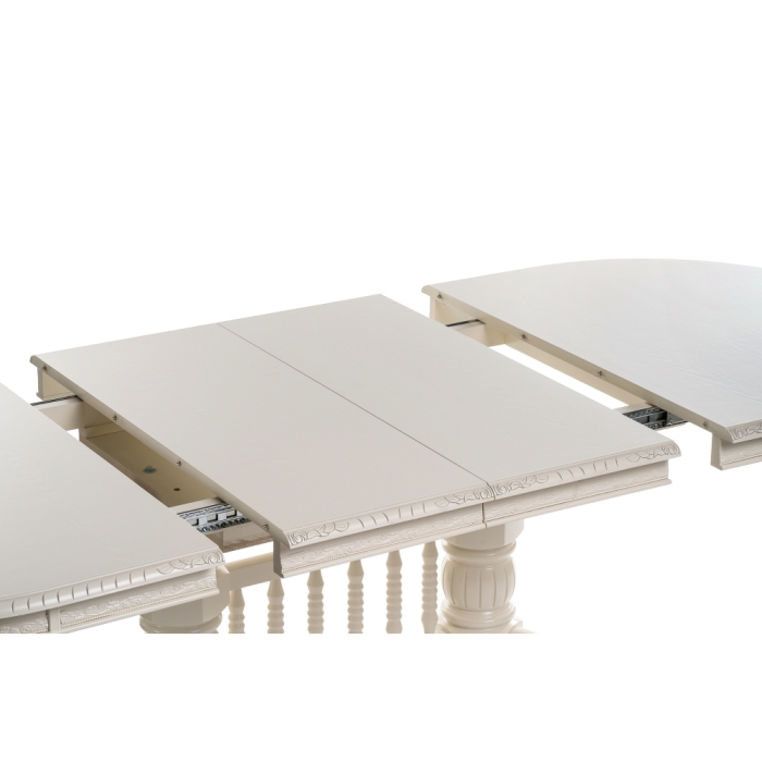 Деревянный стол Кантри 160(200-240)х107х78 слоновая кость