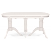 Деревянный стол Louvre 160(337)х106х76 butter white