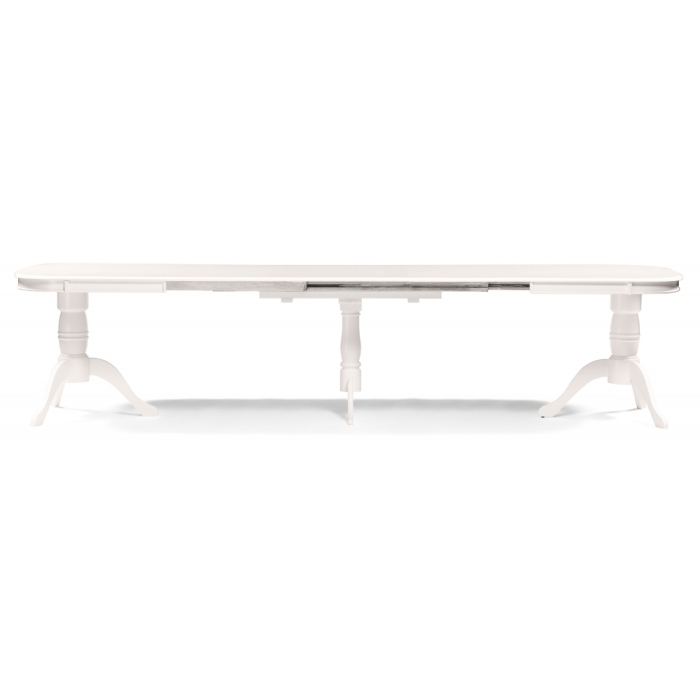 Деревянный стол Louvre 160(337)х106х76 butter white