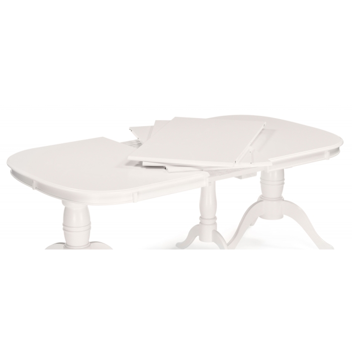 Деревянный стол Louvre 160(337)х106х76 butter white