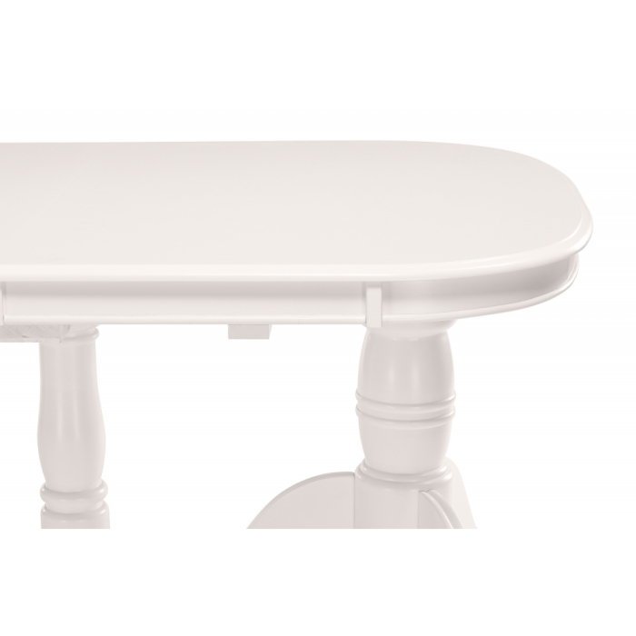 Деревянный стол Louvre 160(337)х106х76 butter white