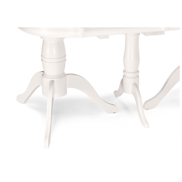 Деревянный стол Louvre 160(337)х106х76 butter white