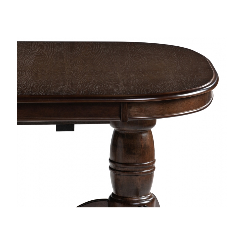 Деревянный стол Louvre 160(337)х106х76 tobacco