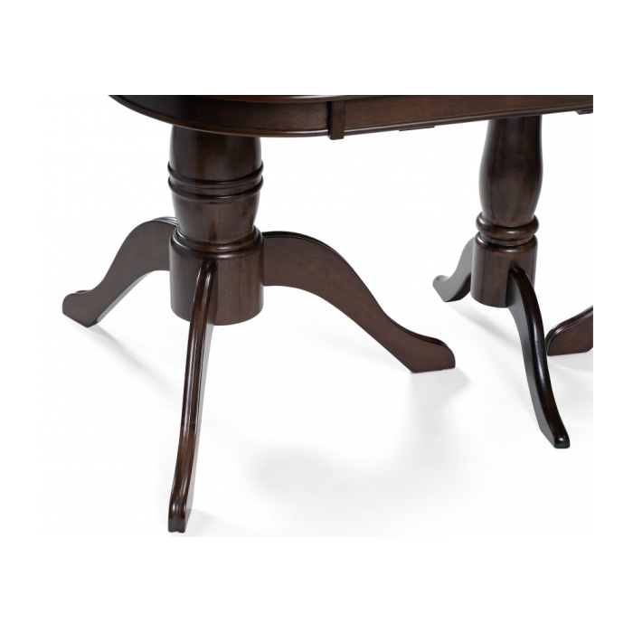 Деревянный стол Louvre 160(337)х106х76 tobacco