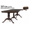 Деревянный стол Louvre 160(337)х106х76 tobacco