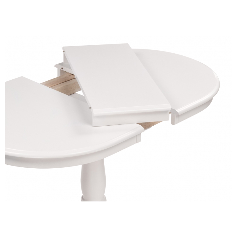 Деревянный стол Moena 100(129)х70х76 butter white