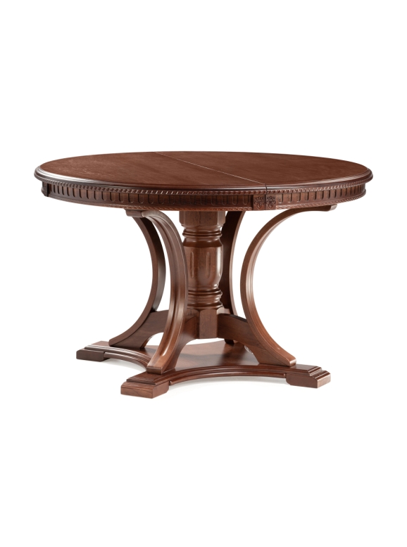 Деревянный стол Нозеан 120(160)х120х76 орех миланский