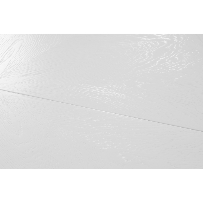 Деревянный стол Нозеан 120(160)х120х76 серебро / белый