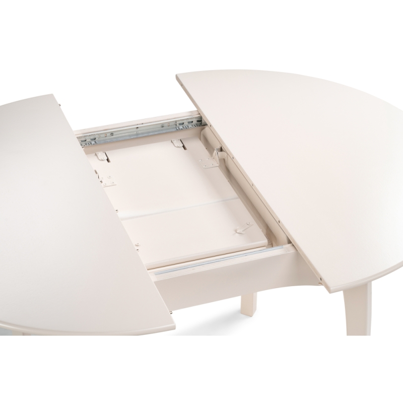 Деревянный стол Распи 100(130)х100х76 беж