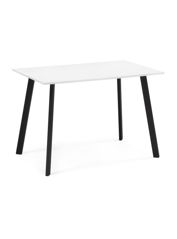 Деревянный стол Ремли 110х67х76 белый / черный