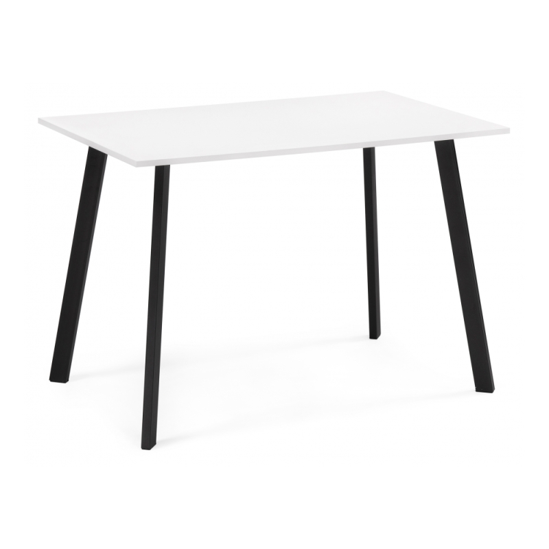 Деревянный стол Ремли 110х67х76 белый / черный