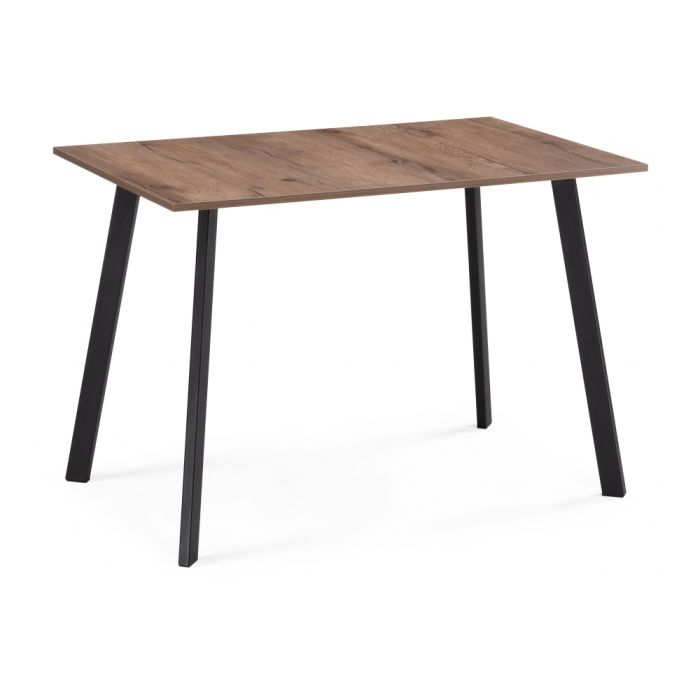 Деревянный стол Ремли 110х67х76 дуб галифакс табак / черный