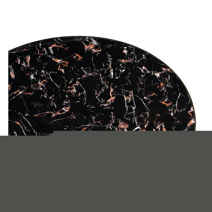 Стол Selina 80х72 black / gold