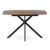 Деревянный стол Тамаса 120(150)х70х76 дуб галифакс табак / черный