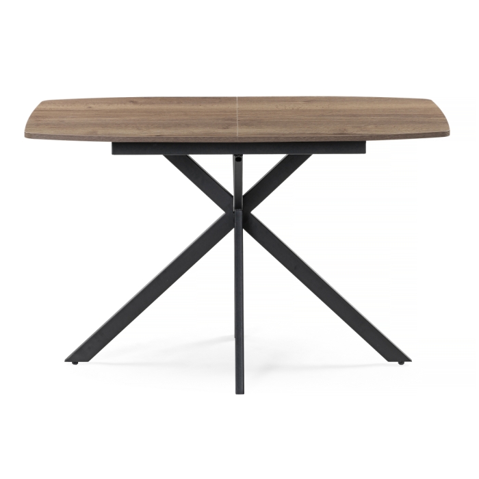 Деревянный стол Тамаса 120(150)х70х76 дуб галифакс табак / черный