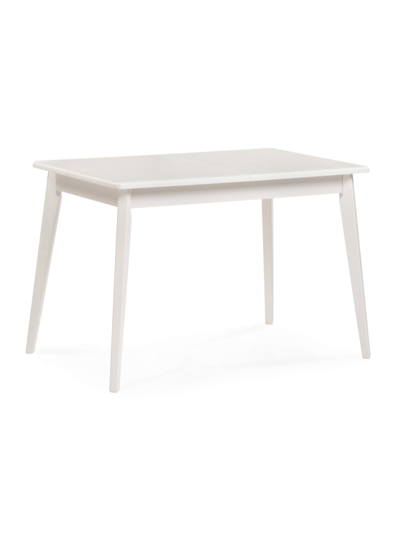 Деревянный стол Улаинс 110(140)х68х75 слоновая кость