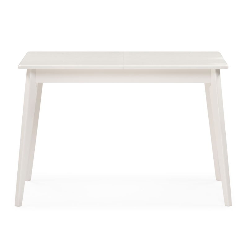 Деревянный стол Улаинс 110(140)х68х75 слоновая кость