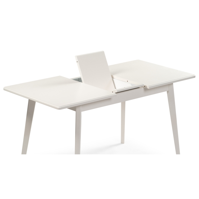 Деревянный стол Улаинс 110(140)х68х75 слоновая кость