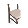 Деревянный стул Амадиу бежевый / орех