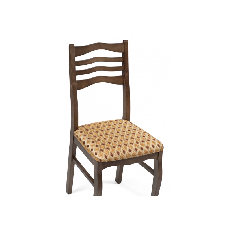 Деревянный стул Амадиу темно-коричневый