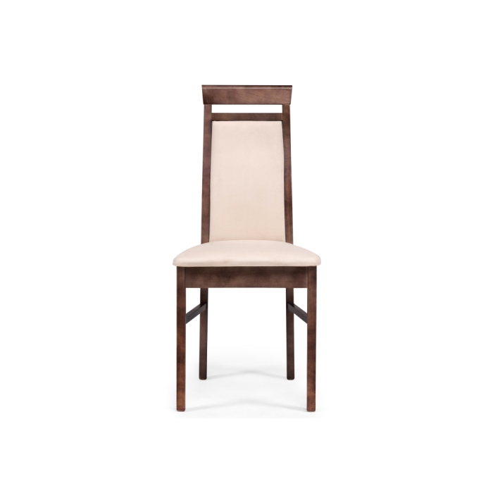 Деревянный стул Амиата бежевый / орех