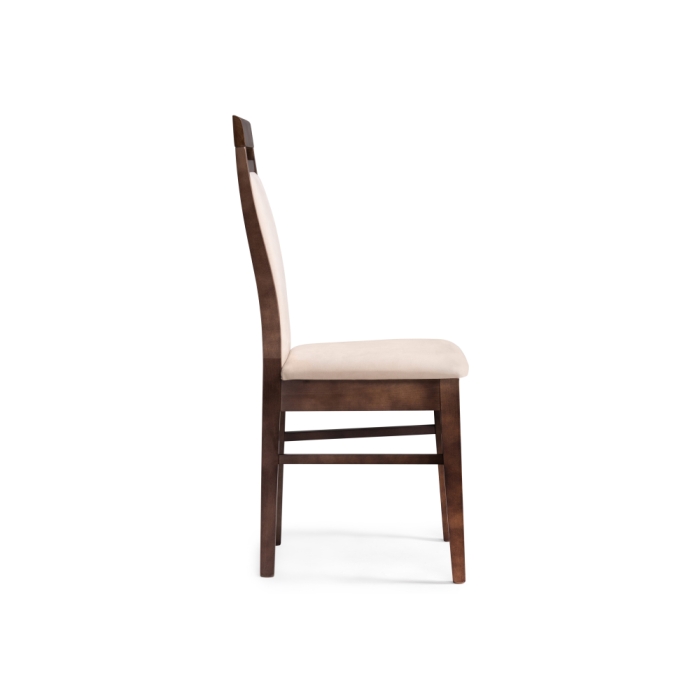 Деревянный стул Амиата бежевый / орех