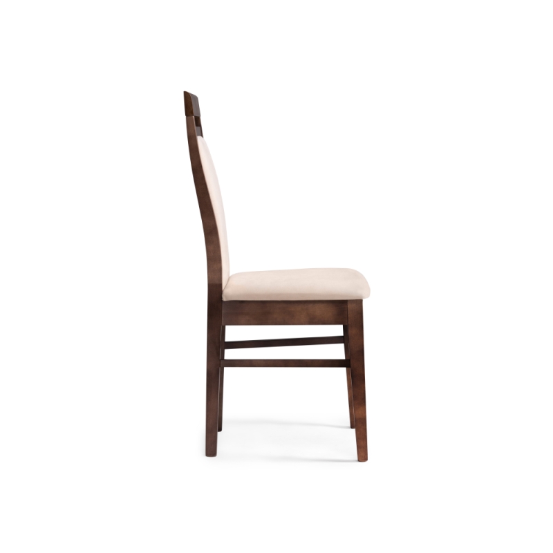 Деревянный стул Амиата бежевый / орех