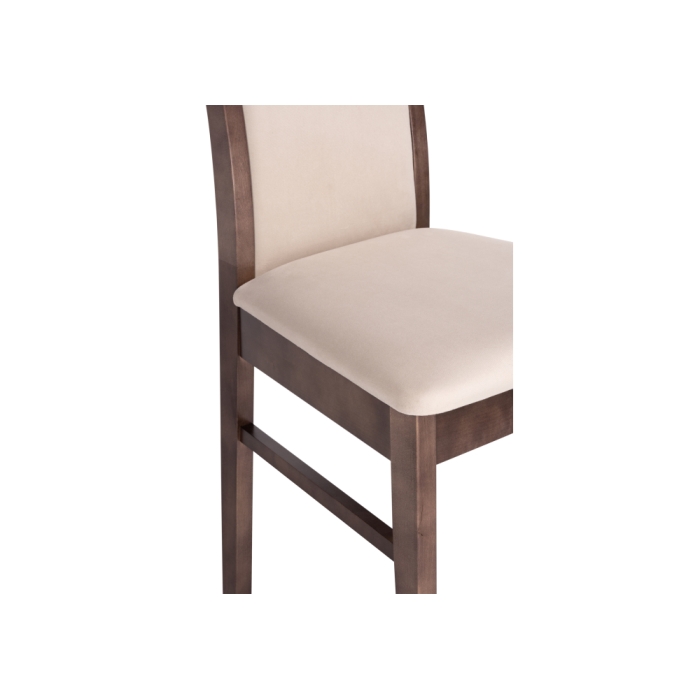 Деревянный стул Амиата бежевый / орех