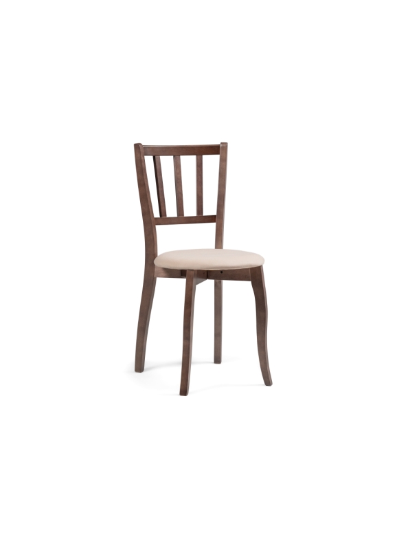 Деревянный стул Айра бежевый / орех