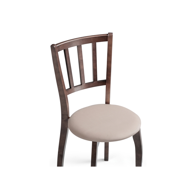 Деревянный стул Айра бежевый / орех
