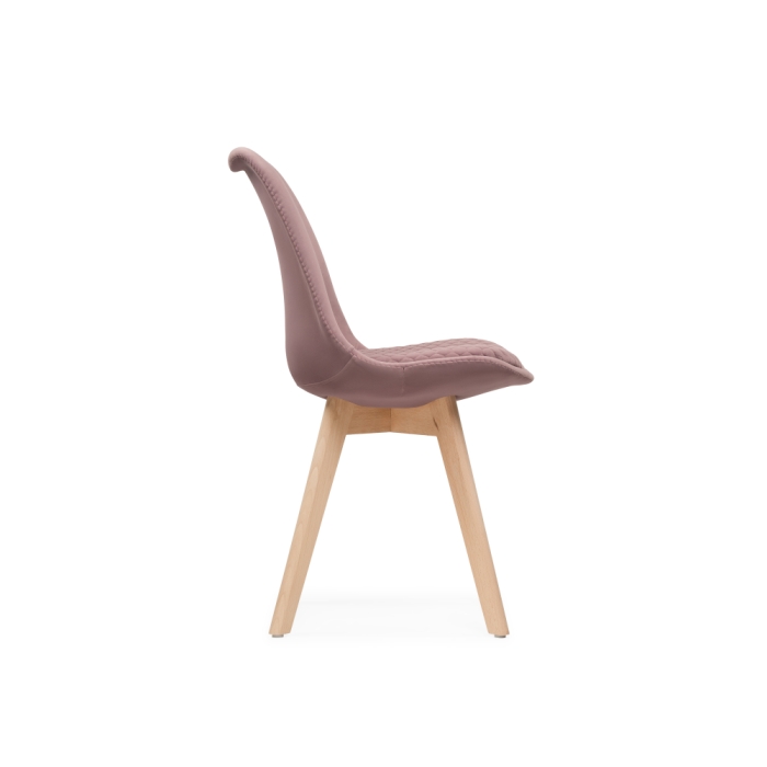Деревянный стул Bonuss light purple / wood