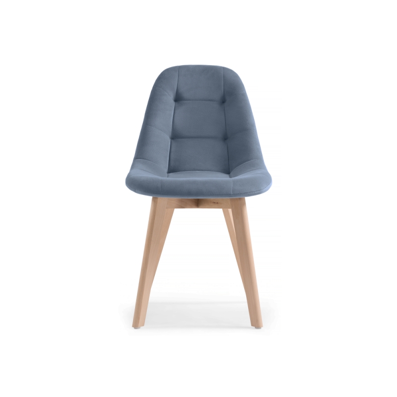 Деревянный стул Filip blue / wood