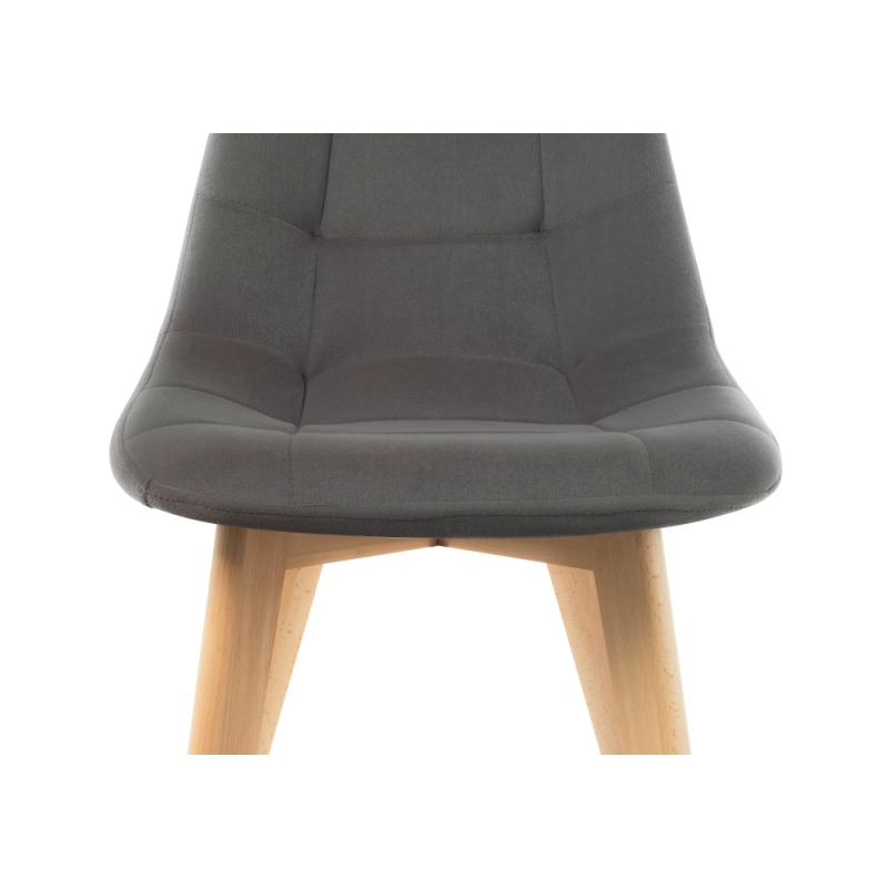 Деревянный стул Filip dark gray / wood