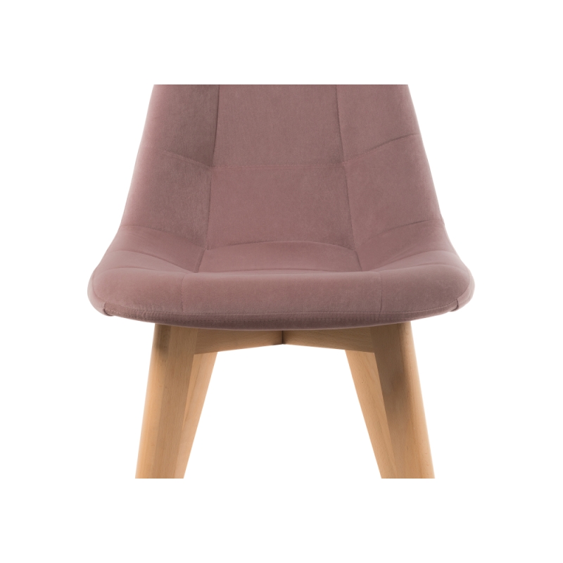 Деревянный стул Filip light purple / wood