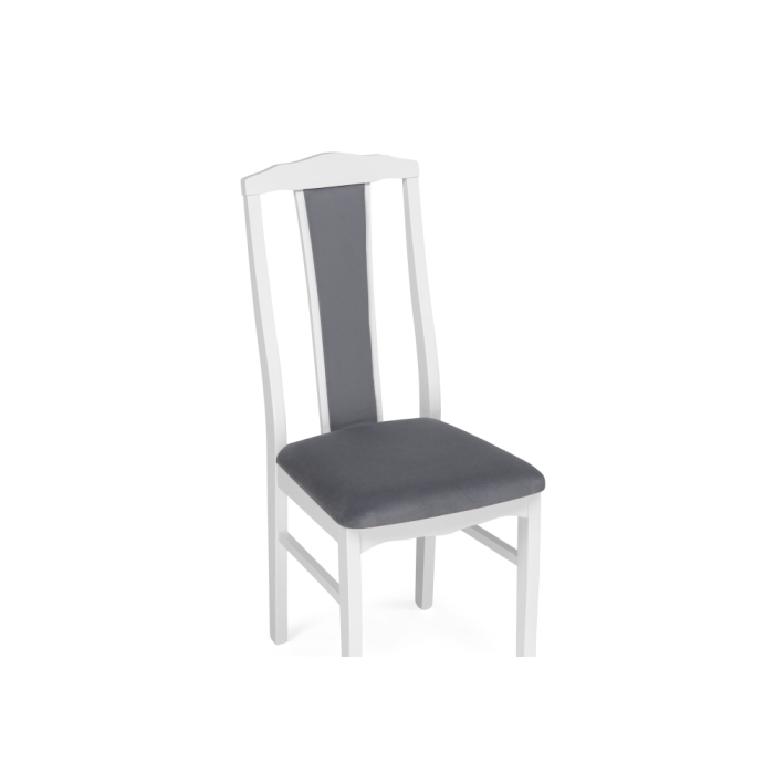 Деревянный стул Гроджин серый / белый