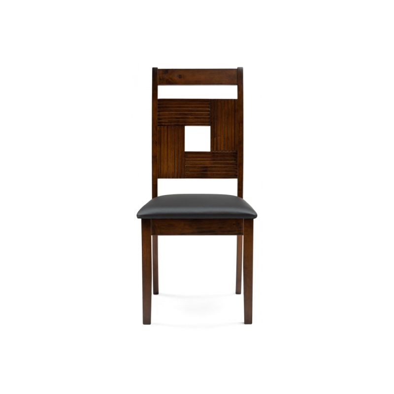 Деревянный стул Kubik dirty oak / black