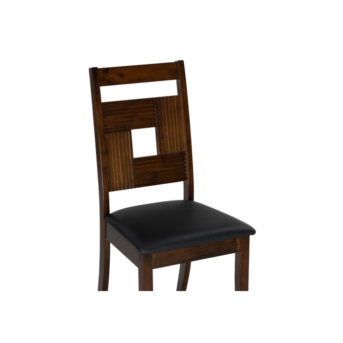 Деревянный стул Kubik dirty oak / black