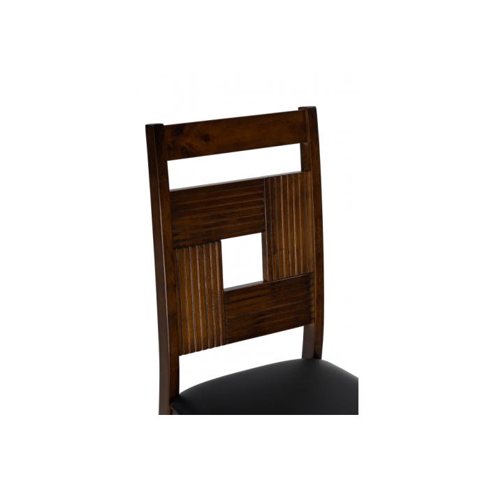 Деревянный стул Kubik dirty oak / black