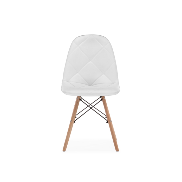 Деревянный стул Kvadro 1 white / wood